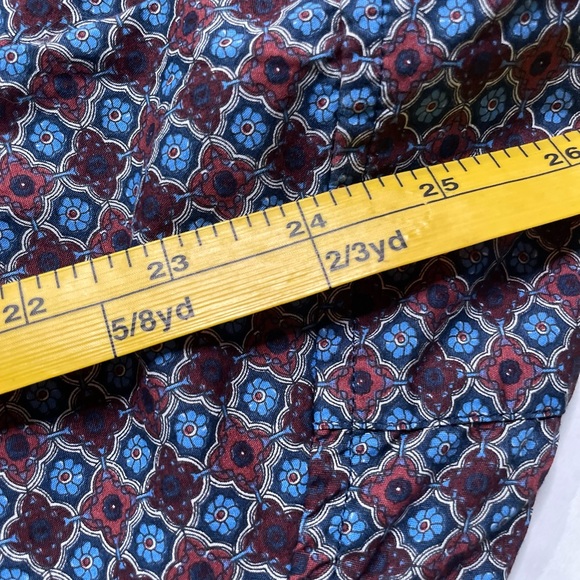 Age of Wisdom Shirt Mens Size XL Long Sleeve Button Up Flip Cuff Diamond Pattern - Picture 11 of 14